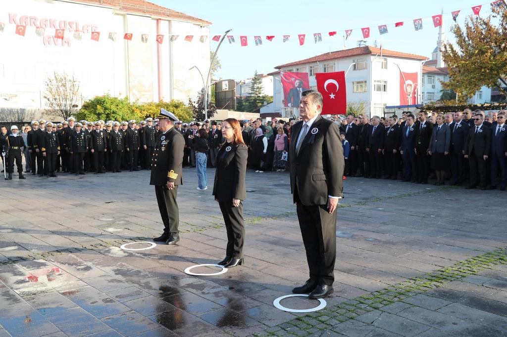 10 Kasım Gazi Mustafa Kemal Atatürk'ü Anma Töreni Düzenlendi