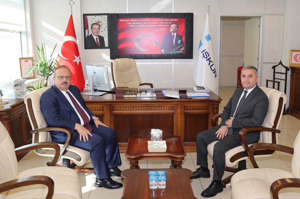 Valimiz Yakup Canbolat, Çalışma ve İş Kurumu Müdürlüğünü Ziyaret Etti