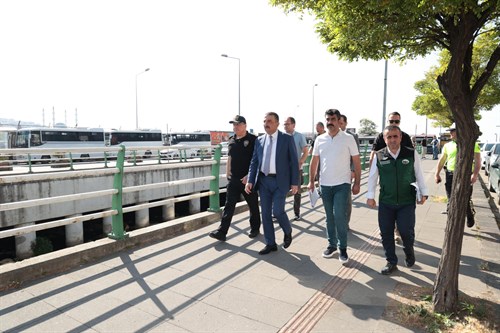 Vali Osman Hacıbektaşoğlu, Dere Islahı ve Üst Geçit Projelerini Yerinde İnceledi