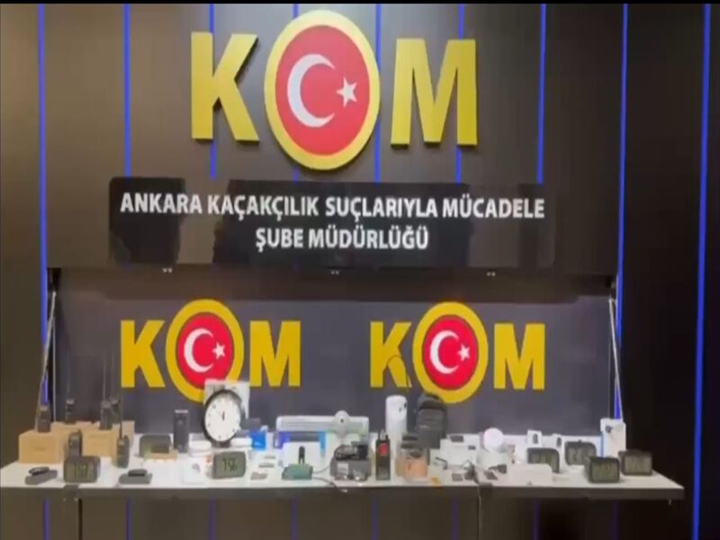 Bakanımız Sayın Ali Yerlikaya: Ankara’da İnternetten Satışı Yapılan “DİNLEME VE GÖRÜNTÜ ALMA CİHAZLARI” Ele Geçirildi,1 Şüpheli Şahıs Yakalandı