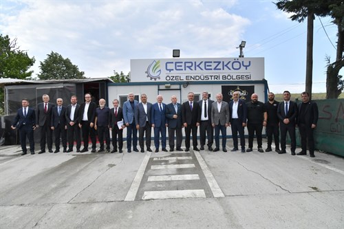 Vali Soytürk Başkanlığında Çerkezköy Özel Endüstri Bölgesi Toplantısı Yapıldı