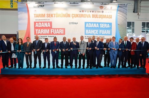 18. Uluslararası Adana Tarım-Sera Ve Bahçe Fuarı Açıldı