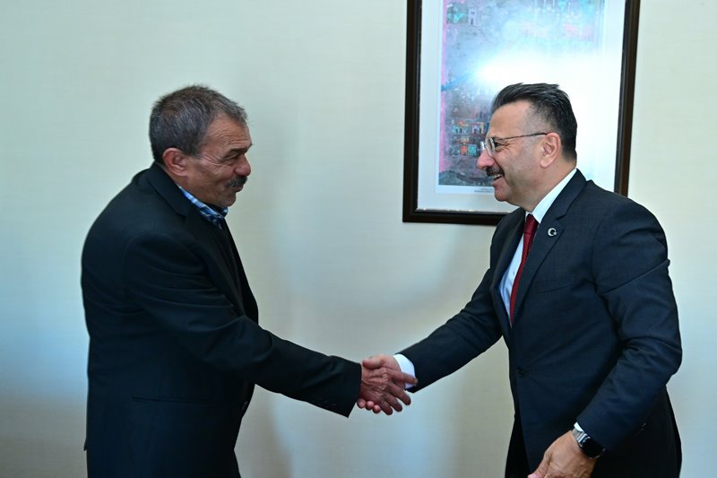 Şehit Orman İşçisi Tolunay Kocaman'ın Babası ve Kardeşleri Valimiz Sayın Hüseyin Aksoy'u Ziyaret Etti