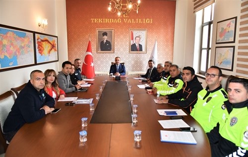 Karayolları Trafik Güvenliği Toplantısı Düzenlendi