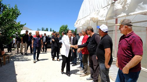 VALİ TULAY BAYDAR BİLGİHAN ÇAVDIR İLÇESİNDE BİR DİZİ ZİYARETTE BULUNDU