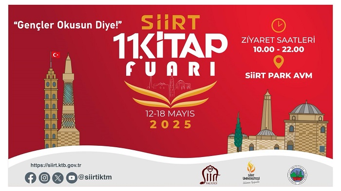Siirtlilerin Heyecanla Beklediği "11. Siirt Geleneksel Kitap Fuarı" 12 Mayıs’ta Başlıyor!