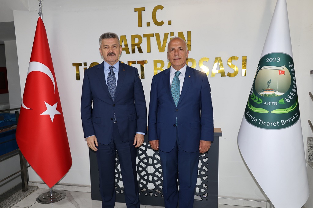 Valimiz Sayın Dr. Turan Ergün, Artvin Ticaret Borsasının Haziran Ayı Meclis Toplantısına Katıldı