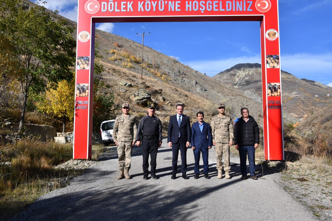 Valimiz Aydın Baruş Merkez İlçeye Bağlı Dölek Köyünü Ziyaret Etti