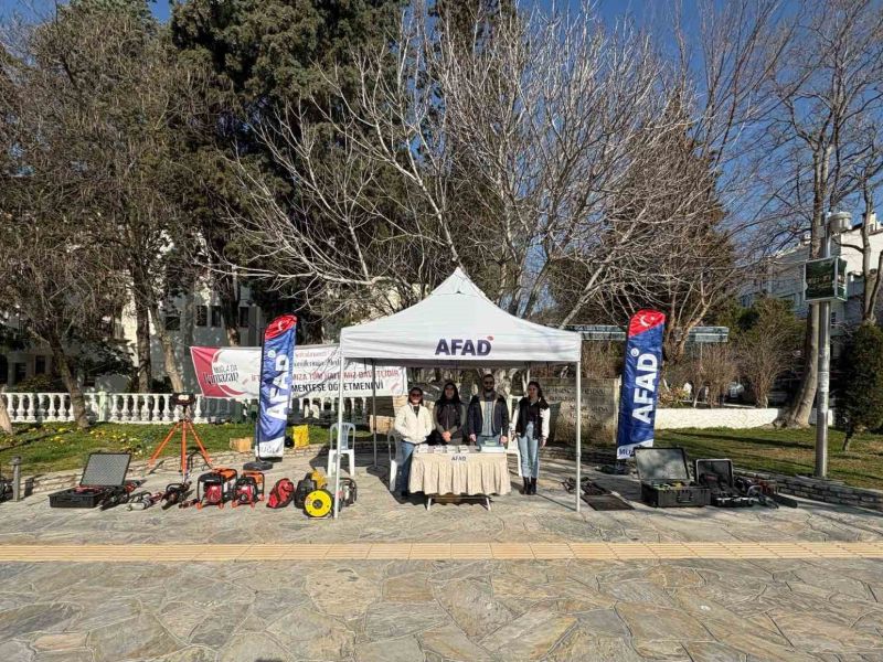 Muğla AFAD Müdürlüğü’nden Deprem Haftası Farkındalık Standı