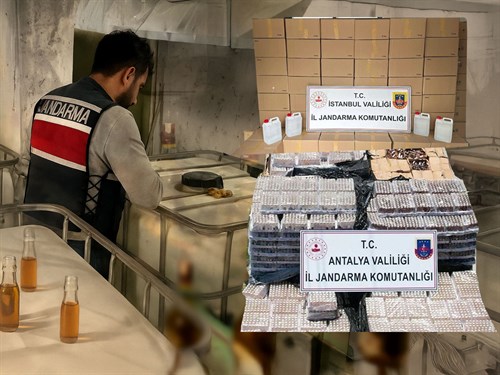 Bakanımız Sayın Ali Yerlikaya: ''81 ilde "Sahte/Kaçak Alkol İmalatçılarına" Yönelik Düzenlenen Operasyonlarda 121 Şüpheliyi Yakaladık''