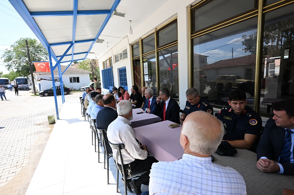 Vali Turan, Babaeski Erikler Yurdu Köyü’nü ziyaret etti...