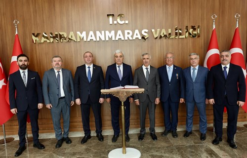 Azerbaycan Diaspora Bakan Yardımcısı Valeh Hacıyev Valiliğimizi Ziyaret Etti