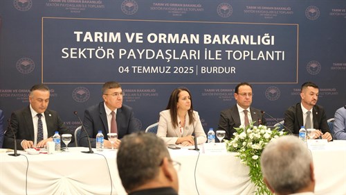 TARIM VE HAYVANCILIK SEKTÖRÜ PAYDAŞLARI BURDUR’DA BULUŞTU