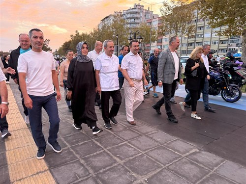 Halk Sağlığı Haftası Münasebetiyle Yürüyüş Düzenlendi