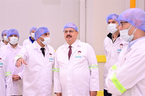 Valimiz Yakup Canbolat, Sadef Gıda Tesisini Ziyaret Etti