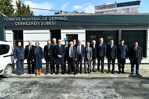 Vali Soytürk Türkiye Muhtarlar Derneğini Ziyaret Etti