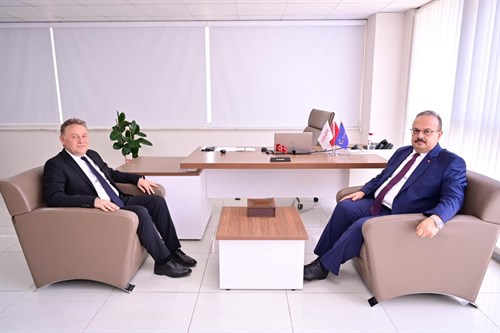 Valimiz Yakup Canbolat, Enerya İl Müdürü Ali Güngör'e İade-i Ziyarette Bulundu