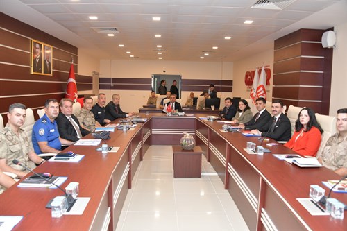 İl Güvenlik ve Asayiş Koordinasyon Toplantısı Gerçekleştirildi