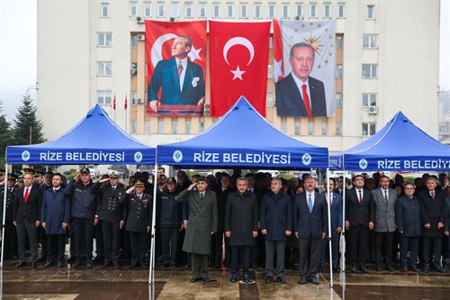 Rize’de 18 Mart Çanakkale Zaferi ve Şehitleri Anma Günü Törenlerle Kutlandı