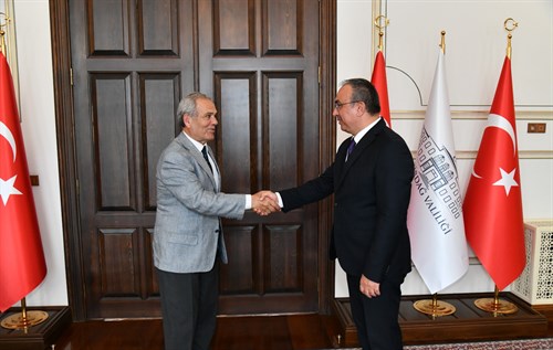 Türkiye Gazeteciler Federasyonu (TGF) Genel Başkanı Karaca ve Başkan Yardımcısı Işıksal Vali Soytürk’ü Ziyaret Etti