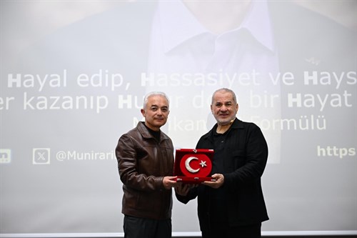 Vali Turan, "Aile İçi İletişimin Sağlık, Başarı ve Mutluluğa Etkisi" konulu seminere katıldı…