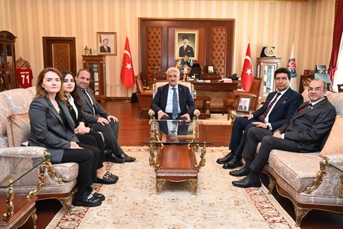 Valimiz Sayın Mehmet Makas, Sosyal Güvenlik Haftası Dolayısıyla Misafirlerini Kabul Etti.