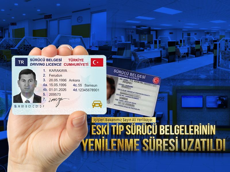 Bakanımız Sayın Ali Yerlikaya: “Eski Tip Sürücü Belgelerinin Yenilenmesi İçin Son Tarih 31 Ekim 2025''