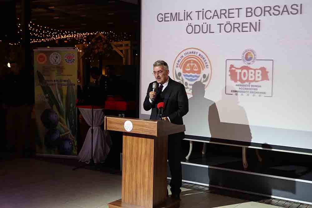 Gemlik Zeytini AB Coğrafi İşaret Ödül Töreni Düzenlendi