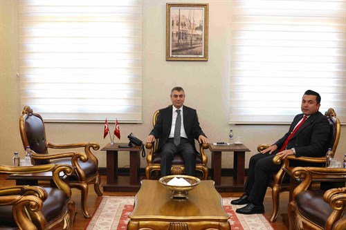 VALİMİZ SAYIN ATİLLA TOROS, ANAMUR CUMHURİYET BAŞSAVCISI TANJU ÇATLI İLE GÖRÜŞTÜ