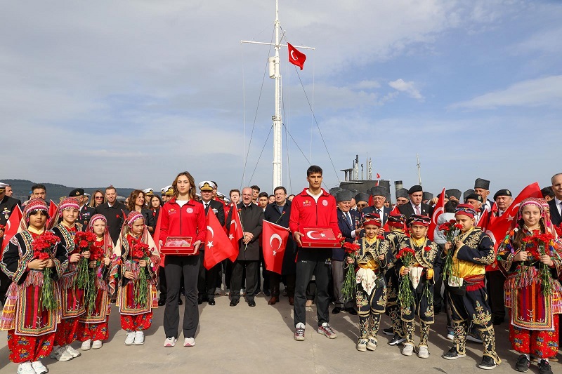 Çanakkale Deniz Zaferi’nin 110. Yıl Dönümü Açılış Töreni Kale-i Sultaniye’ de Gerçekleştirildi