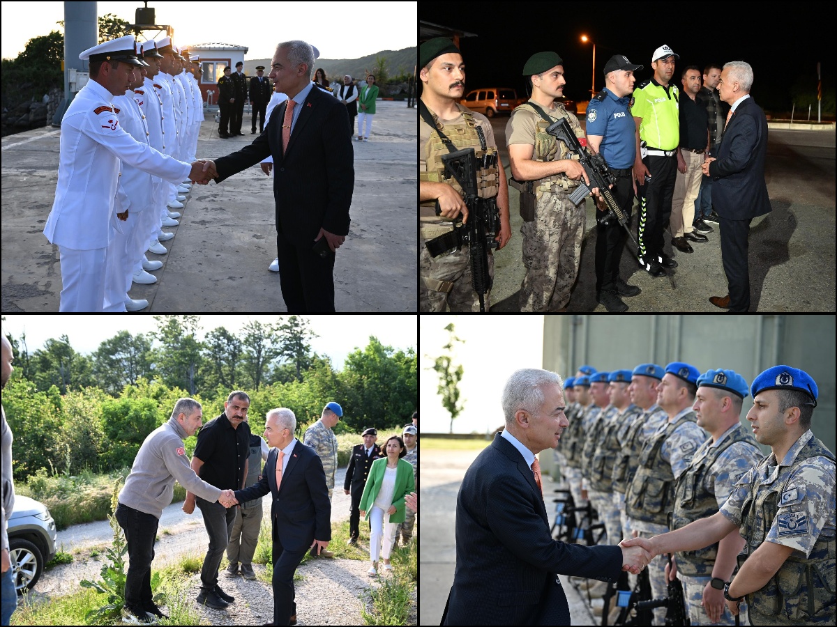 Vali Turan, Kurban Bayramı’nda görevi başında bulunan personellerimize ziyarette bulundu…