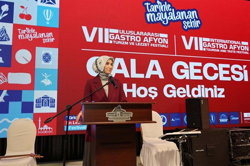 7. Uluslararası Gastro Afyon Turizm ve Lezzet Festivaline Görkemli Gala Gecesi