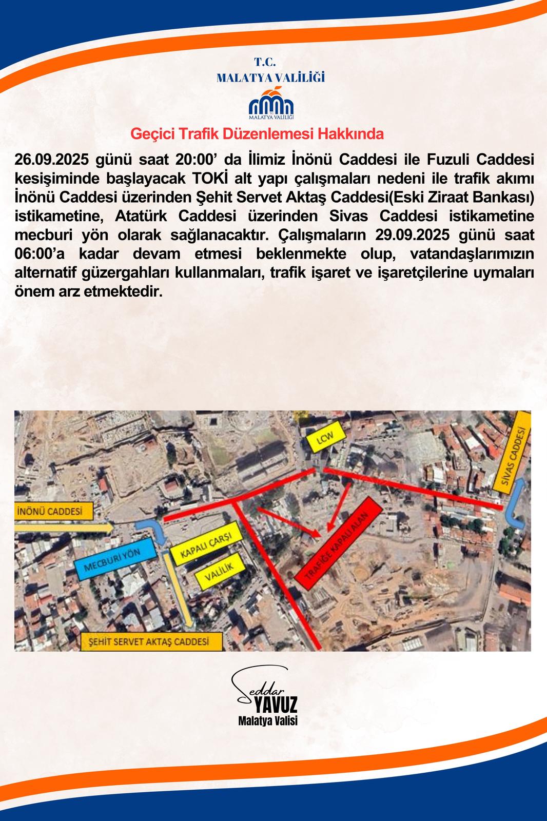 Geçici Trafik Düzenlemesi Hakkında