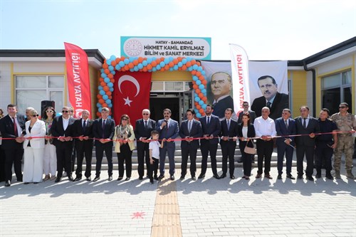 Samandağ Hikmet Kamil Eryılmaz Bilim ve Sanat Merkezimiz İlimize Hayırlı Olsun.