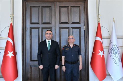 İl Jandarma Komutanı Güngör Vali Soytürk’ü Ziyaret Etti