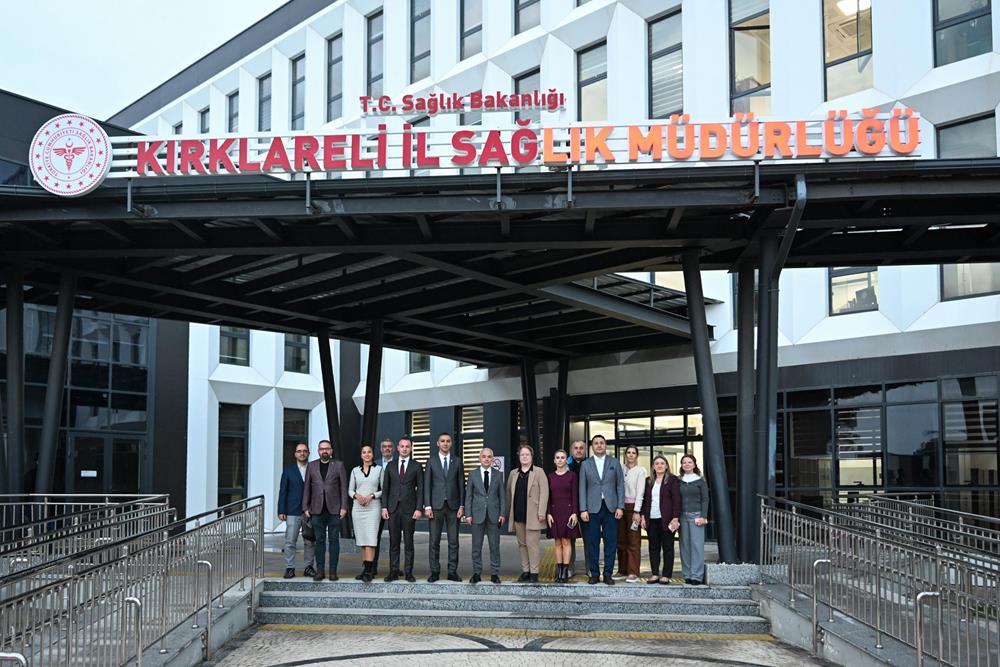 Vali Turan, Kırklareli İl Sağlık Müdürlüğüne ziyarette bulundu…