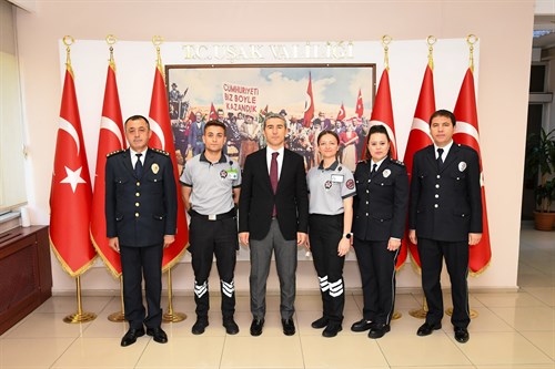 Vali Dr. Naci Aktaş, Özel Güvenlik Haftası Dolayısıyla Heyeti Kabul Etti