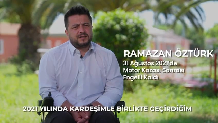 Motosiklet tutkunu Ramazan Öztürk kardeşimiz, 31 Ağustos 2021 tarihinde geçirdiği elim trafik kazasında maalesef engelli kaldı.