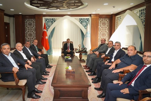 Büro Memur-Sen Genel Başkanı Yusuf Yazgan’dan Vali Ali Çelik’e Ziyaret