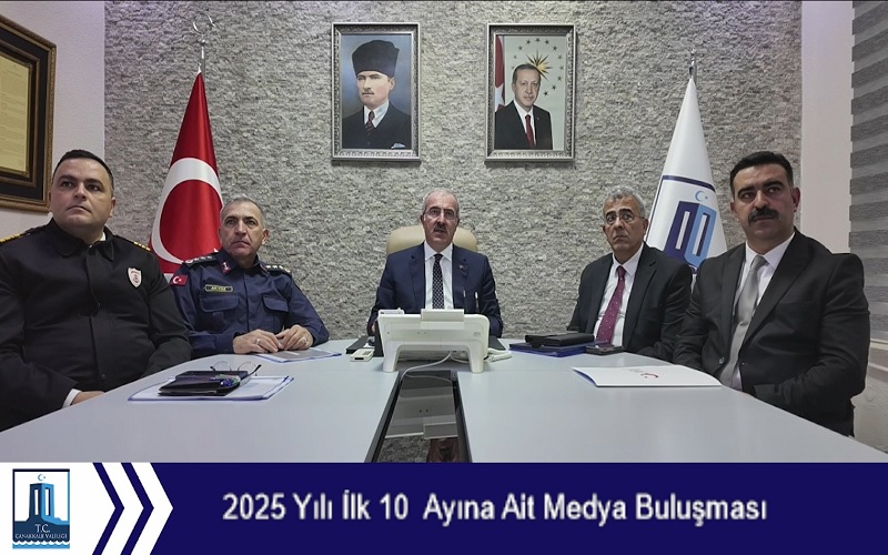 Valimiz Doç. Dr. Ömer TORAMAN başkanlığında, 2025 Yılı İlk On Ayına İlişkin “İl Güvenlik ve Asayiş Bilgilendirme Toplantısı”
