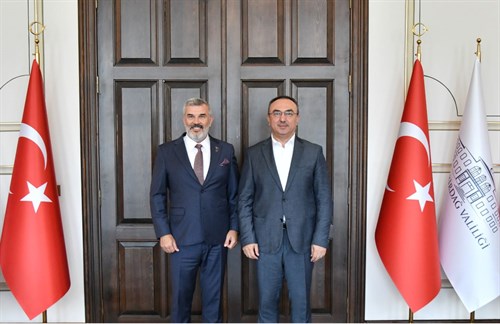 Çerkezköy Ticaret ve Sanayi Odası Başkanı Çetin Vali Soytürk’ü Ziyaret Etti