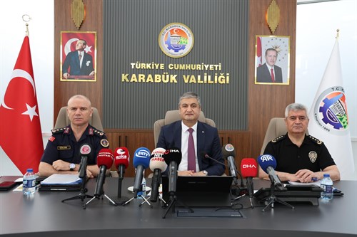 Haziran Ayı Güvenlik Değerlendirme Toplantısı Valimiz Sayın Mustafa Yavuz Başkanlığında Gerçekleştirildi.