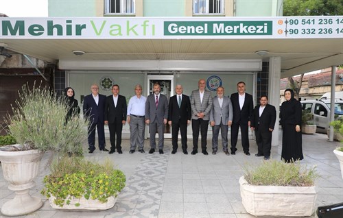 Valimiz İbrahim Akın’dan Mehir Vakfı’na Ziyaret