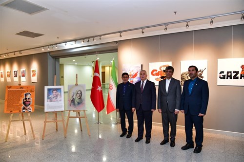 Vali Aziz Yıldırım, İran Sanat Eserleri Sergisini Ziyaret Etti