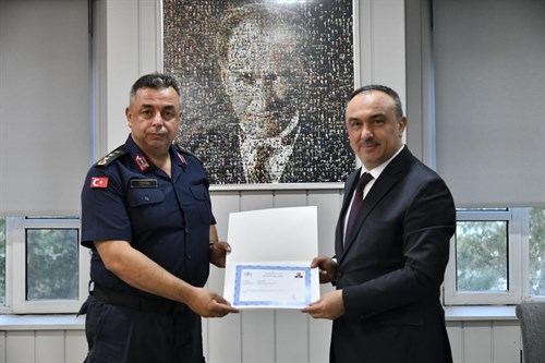 İl Jandarma Komutanı Çetin İçin Veda Programı Düzenlendi