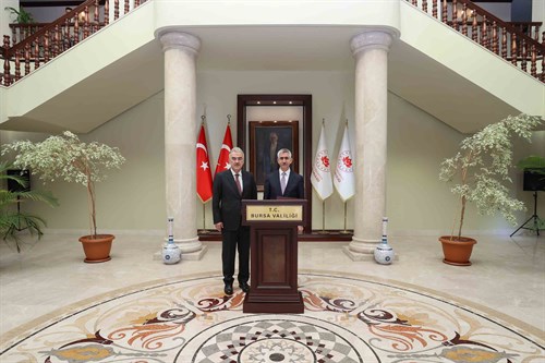 Milli Eğitim Bakan Yardımcısı Nazif Yılmaz, Vali Ayyıldız'ı Ziyaret Etti