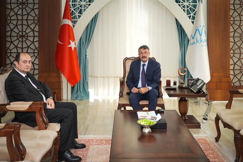 Kadastro Müdürü Temel Çimen’den Vali Ali Çelik’e Veda Ziyareti