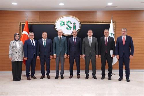 Valimiz Sayın Mehmet Fatih ÇİÇEKLİ ve Beraberindeki Heyetten DSİ Genel Müdürlüğüne Ziyaret 