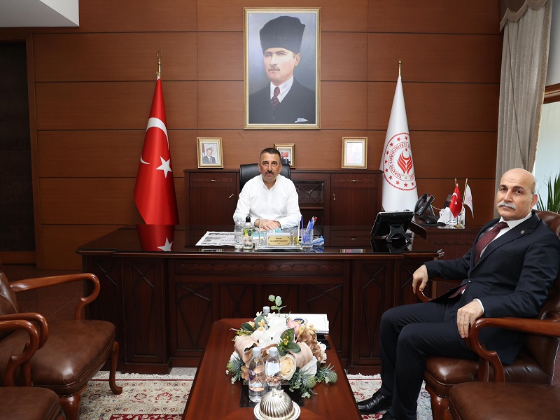 TTK Genel Müdürü Muharrem Kiraz, Vali Osman Hacıbektaşoğlu’nu Ziyaret Etti