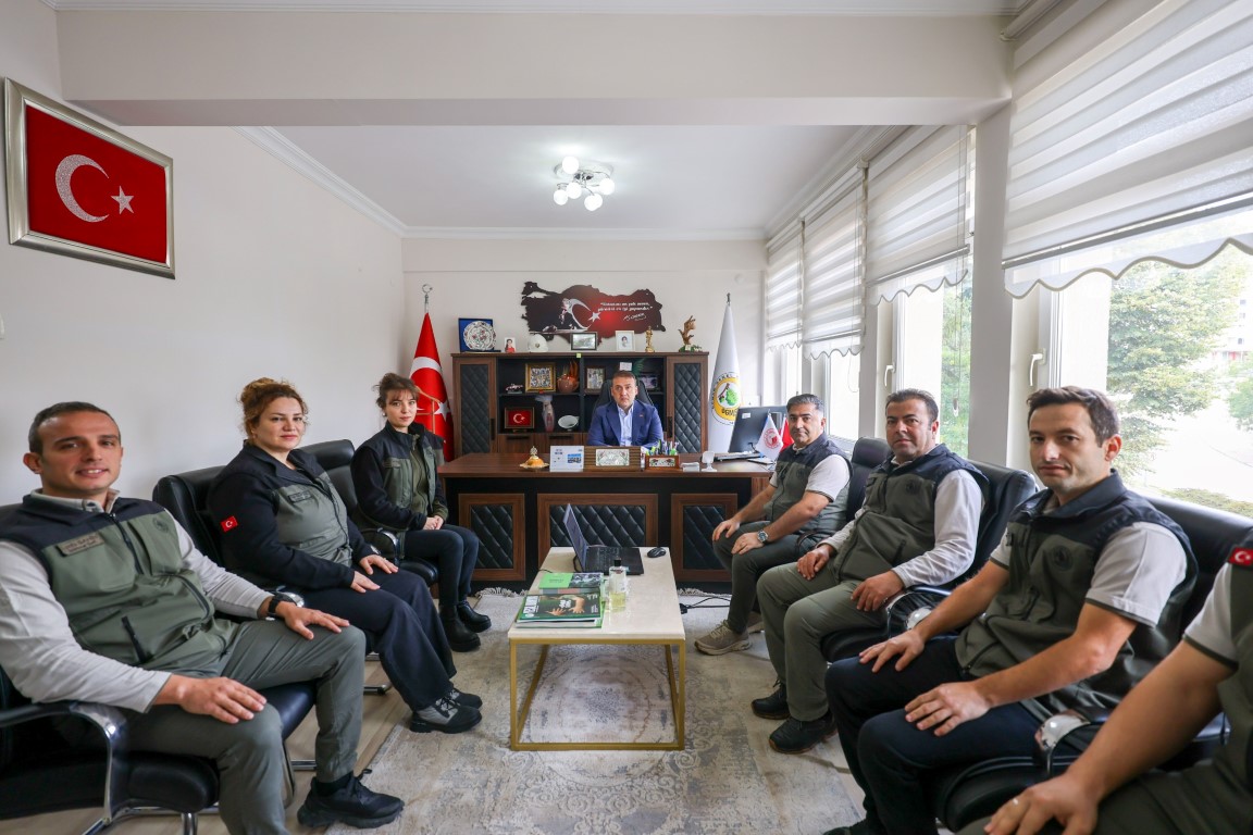 VALİMİZ SAYIN FAİK OKTAY SÖZER, ORMAN İŞLETME MÜDÜRLÜĞÜNÜ ZİYARET ETTİ.